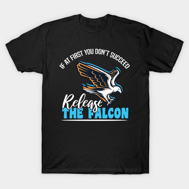 Falconry Hunting Falconer Falconry T-Shirt by IngeniousMerch